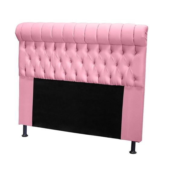 Imagem de Cabeceira Tóquio 90 cm Suede Rosa