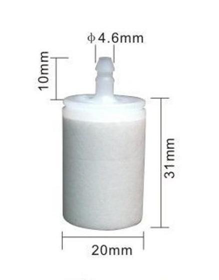 Imagem de Cabeçote Aspiração Combustível Roçadeira 43Cc 52Cc 4,6Mm