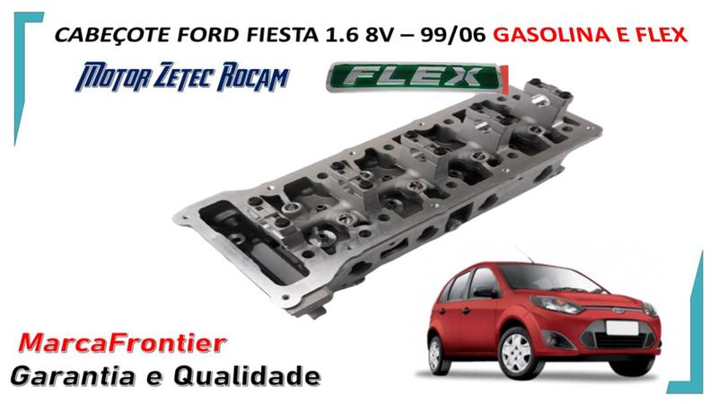 Imagem de Cabeçote Ford Fiesta  1.6 8v Gasolina / Flex  Zetec Rocam