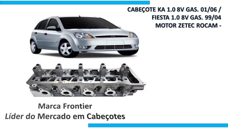 Imagem de Cabeçote Ford Fiesta Ka Zetec Rocam 1.0 8v Gasolina / Flex