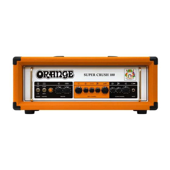 Imagem de Cabeçote Orange Super Crush 100 100w para Guitarra