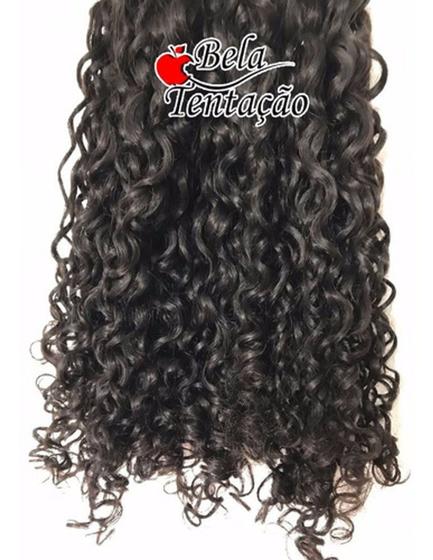 Imagem de Cabelo 100% Humano Cacheado  60 Cm  100g ( Cacho Caipira)