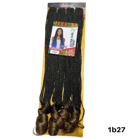 Imagem de Cabelo Afro Curl Twist Cacheado Cachos Na Ponta Boho Crochet