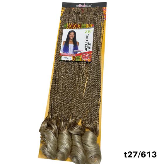 Imagem de Cabelo Afro Curl Twist Cacheado Cachos Na Ponta Boho Crochet
