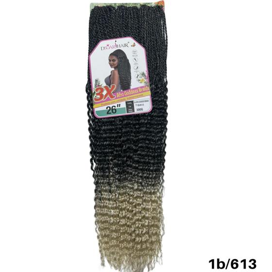 Imagem de Cabelo Afro Goddess Braids Jumbo Com Trança E Cachos Lindos