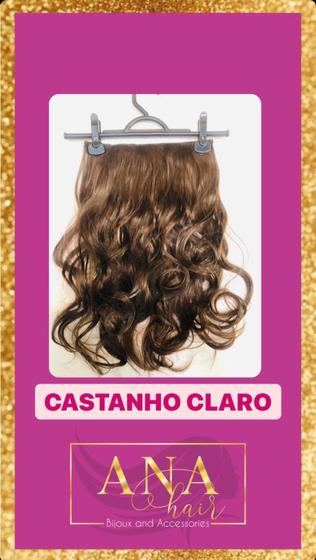 Imagem de Cabelo aplique tic tac  100% orgânico, ondulado idêntico ao cabelo humano