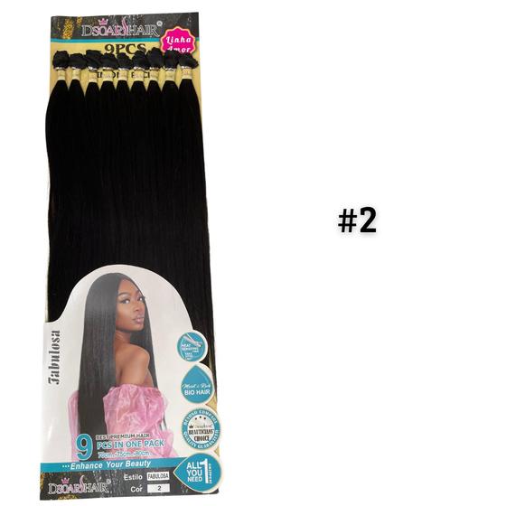 Cabelo Bio Fibra Liso Idêntico ao Humano 80cm Dsoar Hair Fabulosa ...