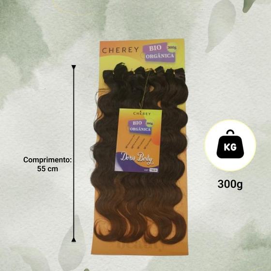 Imagem de Cabelo bio orgânico doris 55cm 300g entrelace