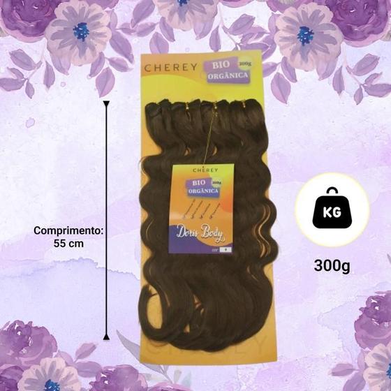 Imagem de Cabelo Bio Orgânico Doris 55Cm 300G Entrelace