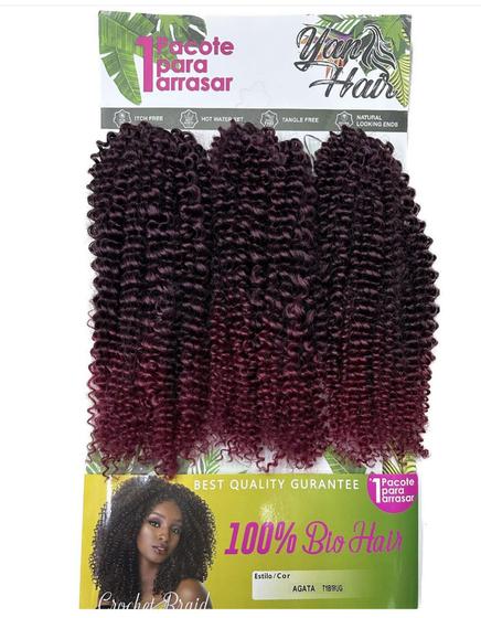 Imagem de Cabelo Bio Vegetal Cacheado Agatha Best Quality 300gr