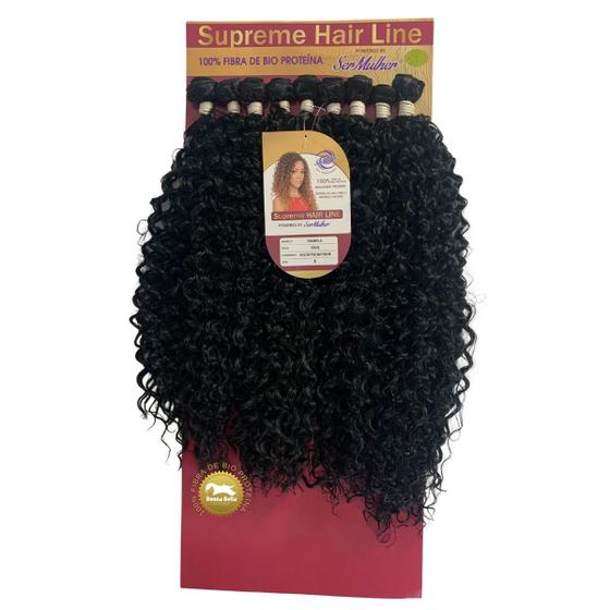 Imagem de Cabelo Bio Vegetal Cacheado Ser Mulher Linha Supreme Hair Modelo Pamela 75 cm Pacote 330g