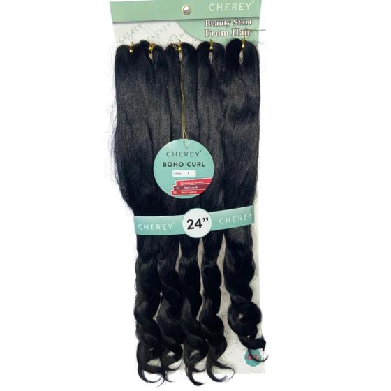 Imagem de Cabelo Boho Curl Fibra 400g Para Crochet Braids
