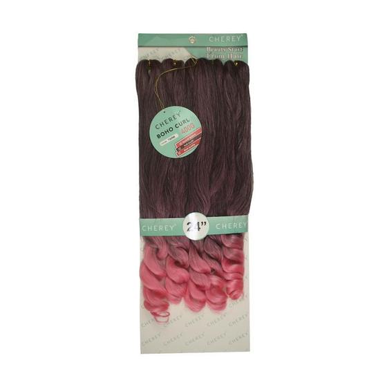 Imagem de Cabelo Boho Curl Fibra Sintética 400G Para Crochet Braids