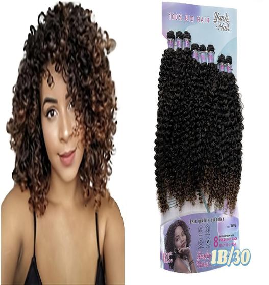 Imagem de Cabelo Cacheado Estilo Deusa Varias Cores 280gr