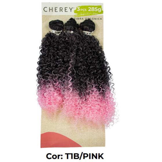 Imagem de Cabelo Cacheado Estilo Goivo Bundles Cherey Golvo Organico