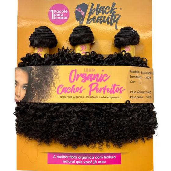 Imagem de Cabelo Cacheado Goivo Black Incrível 300g - Black Beauty