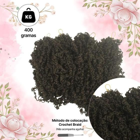 Imagem de Cabelo Crochet Braid Plus Cacheado 400G