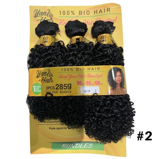 Imagem de Cabelo Curto Goivo Volumoso Bundles Para Entrelace 285g