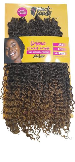 Imagem de Cabelo Fibra Orgánica Crochet Braids  Premium Ambar (320g) Black Beauty