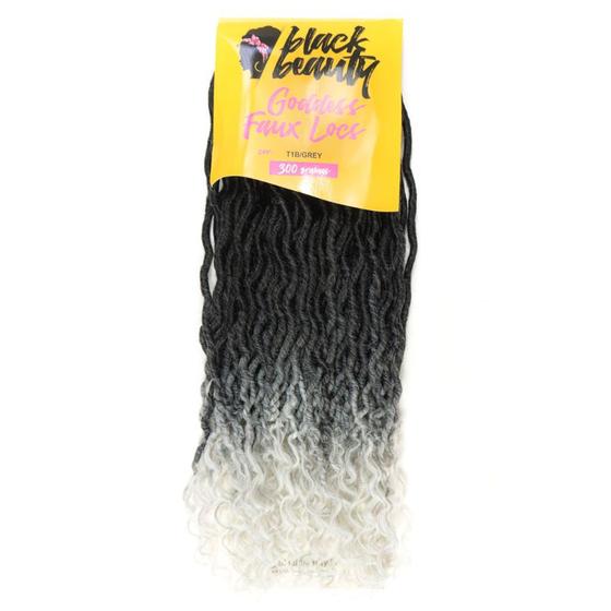 Cabelo Fibra Sintetica Goddess Faux Locs 60cm - BLACK BEAUTY Imagem de Cabelo Fibra Sintetica Goddess Faux Locs 60cm