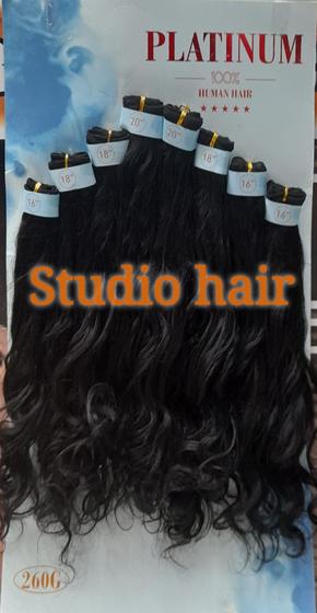 Imagem de Cabelo human hair (BLUISH) 55cm