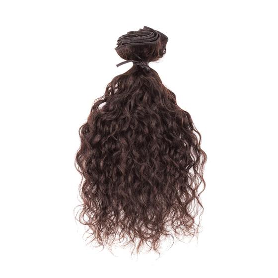 Imagem de Cabelo Humano Cacheado 40cm com Tecimento Textura Wavy De Benguela (100g)