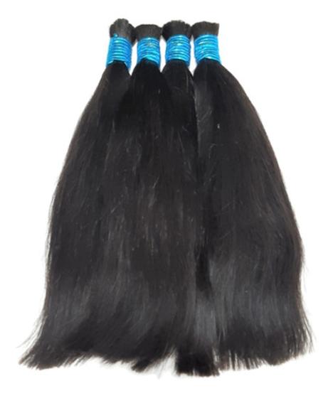 Imagem de Cabelo Humano Liso Natural 45cm - 200 Gramas Envio Imediato