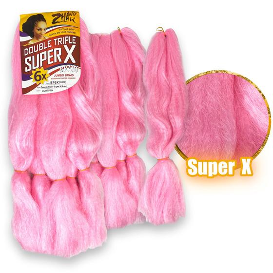 Imagem de Cabelo Jumbo Super X p/ trancistas e Cabelos Afro Braids Box