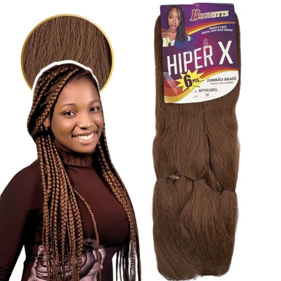 Imagem de Cabelo Jumbo Tranças  Hiper X Jumbão 400 gramas