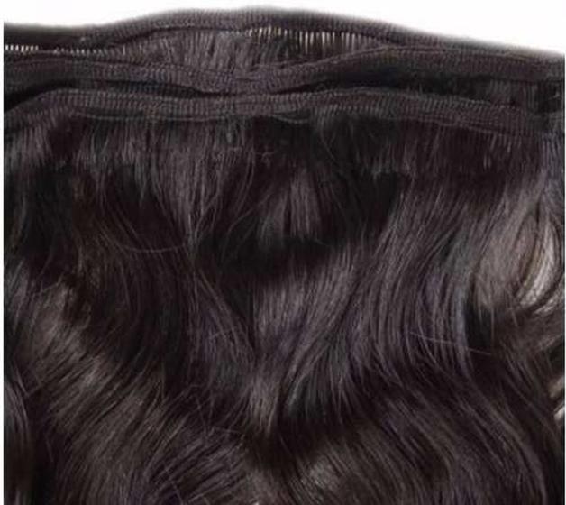Imagem de Cabelo ondulado peruca Longa Aplique com Tic Tac Sintético