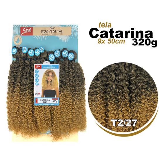 Imagem de Cabelo Orgânico Bio Fibra Afro Cacheado - Catarina - 320g