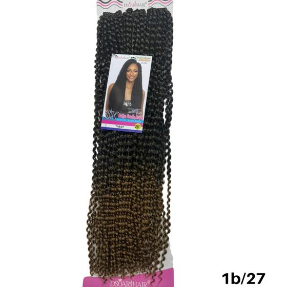 Imagem de Cabelo Orgânico Cacheado 3x Bahiya Bundle Braids Crochet