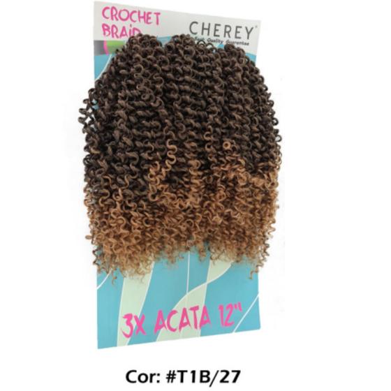 Cabelo Orgânico Cacheado Curto Crochet Braids Idêntico Humano Acata ...