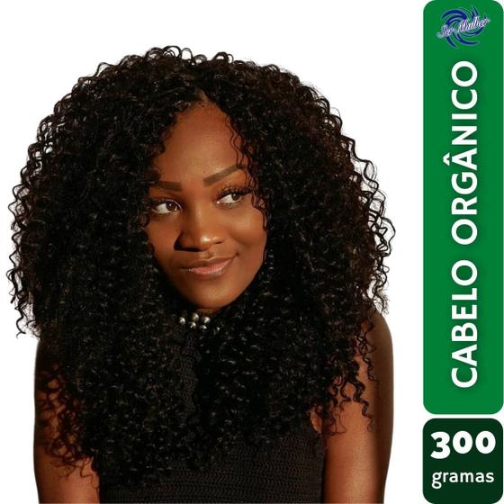 Cabelo Orgânico Cacheado Em Tela Maui Ser Mulher 300 Gramas Entrelace ...