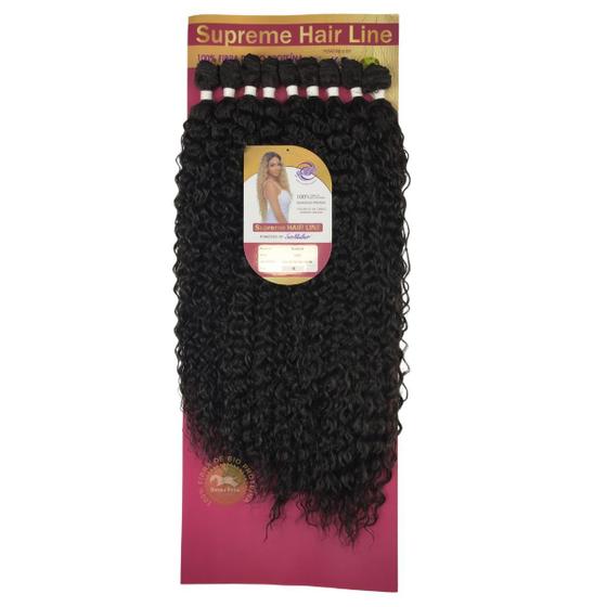 Imagem de Cabelo Orgânico Cacheado Ser Mulher Linha Supreme Hair Modelo Karen 75 cm Pacote 300g