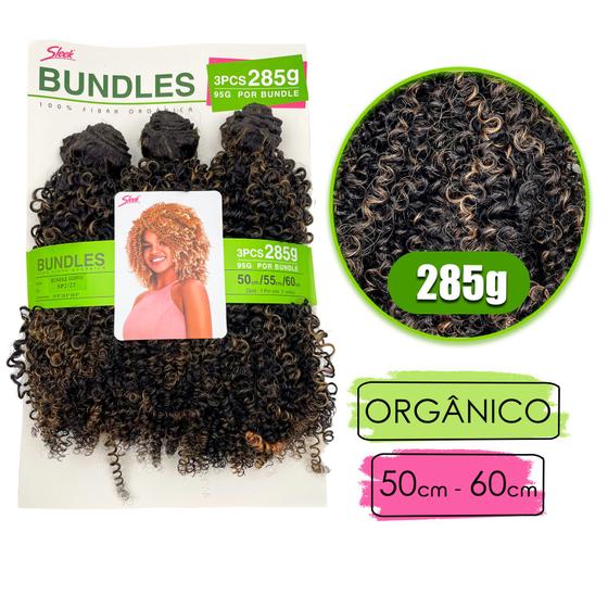 Imagem de Cabelo Organico Goivo Bundles 1 Pct Faz 1 Cabeça 285g Pacotão