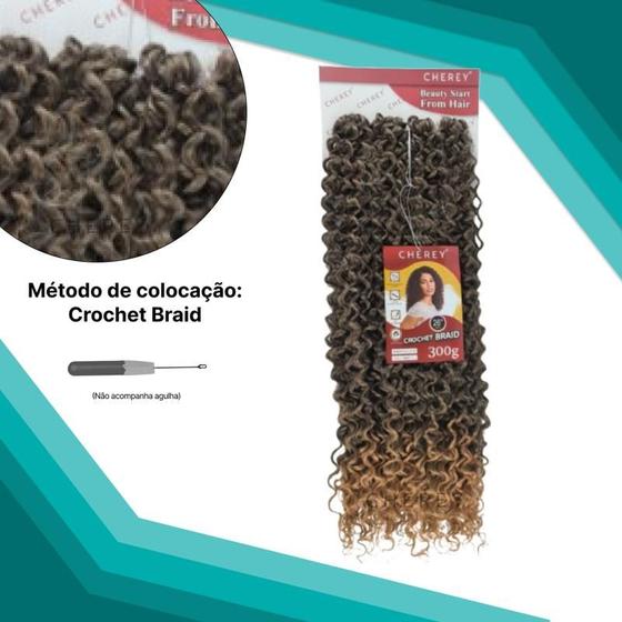 Imagem de Cabelo Orgânico Percific Curl 300g 65cm para crochet braid