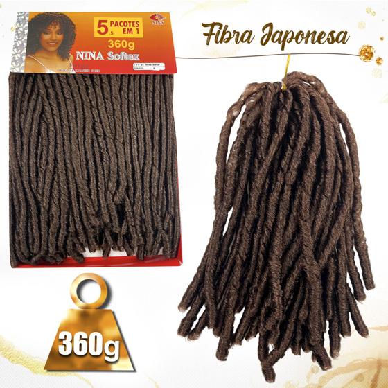 Imagem de Cabelo Para Crochet Braid Nina Softex 360g