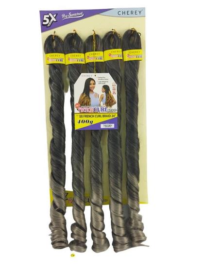 Imagem de Cabelo para trança French Curl 400 g Braid Cherey