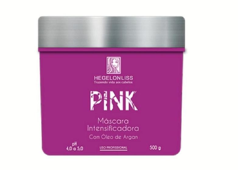 Imagem de Cabelo Rosa Pink Intensificador Hegelonliss 500G