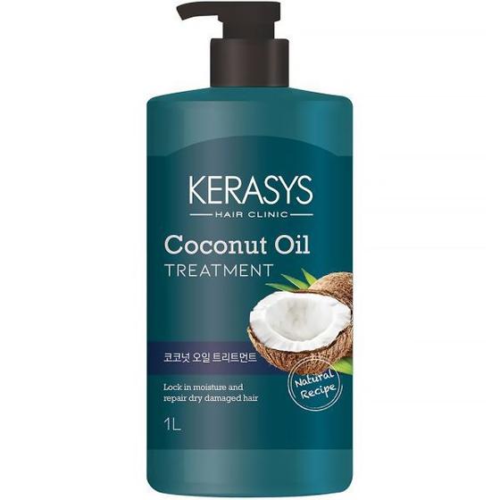 Cabelo Saudável Kerasys Coconut Oil para uma Nutrição Profunda 1L