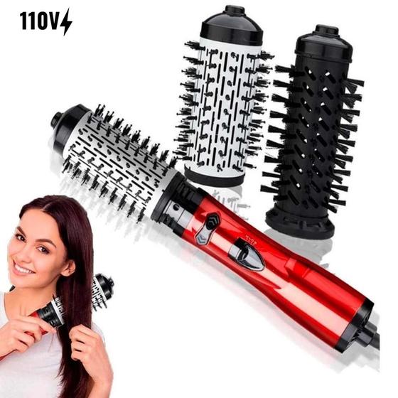 Imagem de Cabelos sem frizz com a Escova Rotativa 110V!