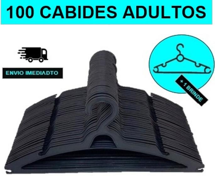 Cabide Adulto Kit com 50 unidades Envio Imediato+1 Cabide Menor preço em Cabide Adulto Kit com 50 unidades Envio Imediato+1 Cabide