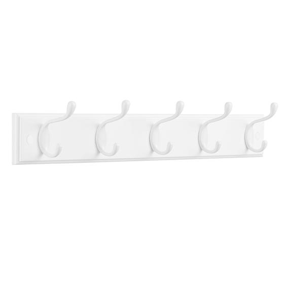 Imagem de Cabide de Parede SONGMICS Branco com 10 Ganchos Duplos