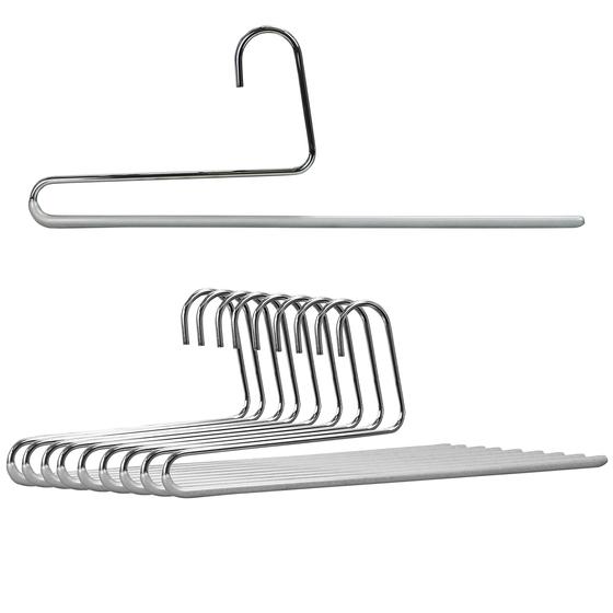 Imagem de Cabide de Roupas MAWA Reverse Hook - Conjunto com 10 Peças