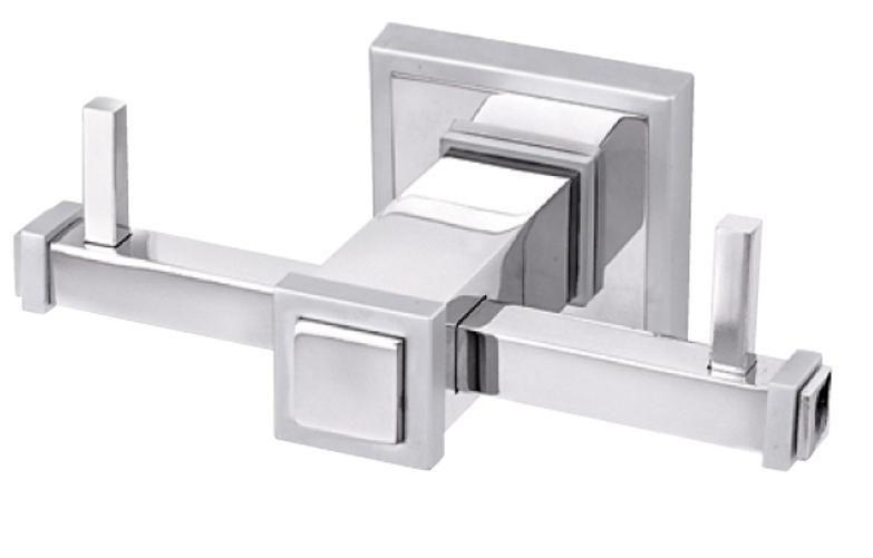 Imagem de Cabide Duplo Metal Forusi - Cromado