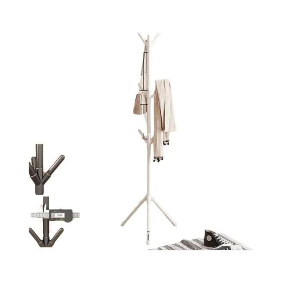 Imagem de Cabide Vertical para Quarto em Formato de Árvore - Suporte para Chapéus, Cachecóis e Bolsas