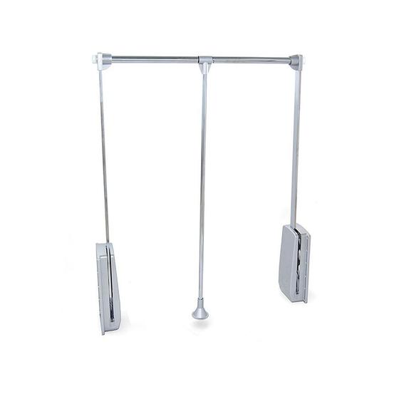 Imagem de Cabideiro Basculante Extensível Branco P 60cm a 83cm - 12kg