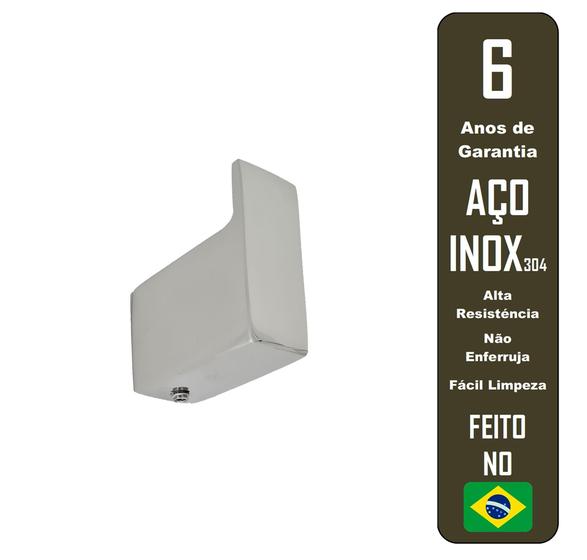 Imagem de Cabideiro De Parede Guriri Inox Polido