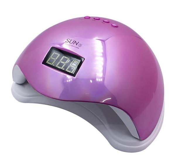 Imagem de Cabine Leduv Sun5 Digital 48W Bivolt Unhas Gel Acrigel Rosa